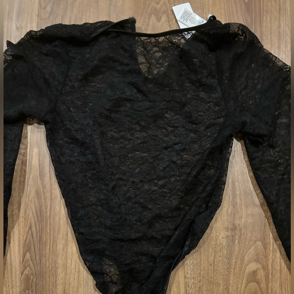 Gil Rodriguez Sheer Lace Bodysuit